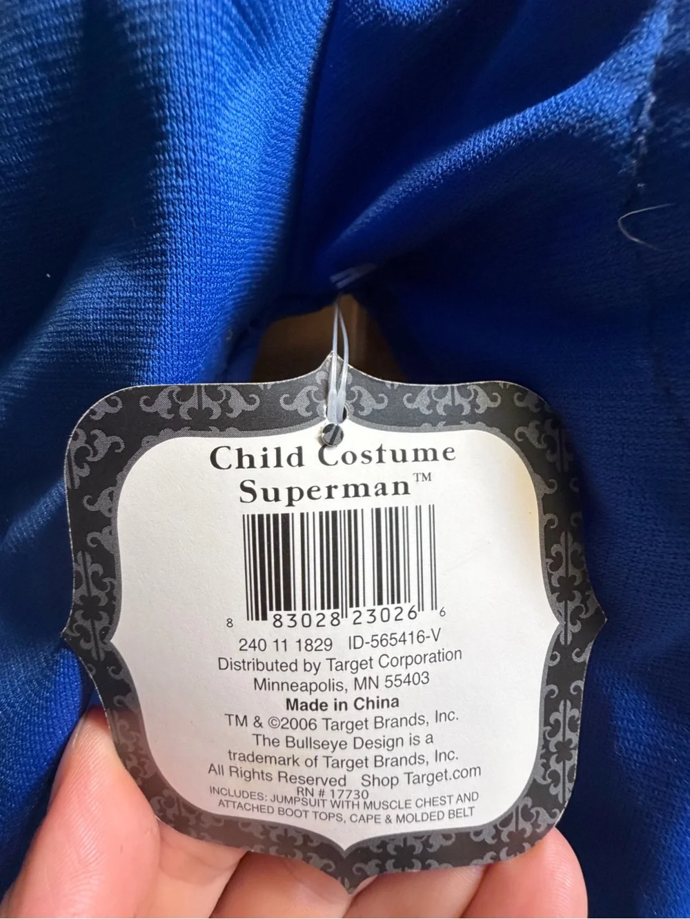 Halloween costume Superman Kids size medium 8-10